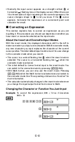 Preview for 14 page of Casio fx-500ES User Manual