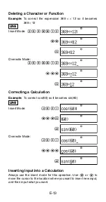 Preview for 15 page of Casio fx-500ES User Manual