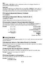 Preview for 23 page of Casio fx-50F User Manual