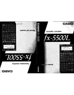 Предварительный просмотр 1 страницы Casio fx-5500L Operation Manual