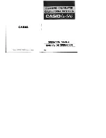 Preview for 1 page of Casio fx-580 Operation Manual