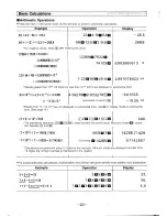 Preview for 22 page of Casio FX-603P Instruction Manual