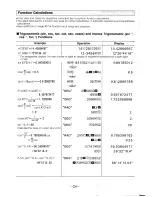 Предварительный просмотр 26 страницы Casio FX-603P Instruction Manual