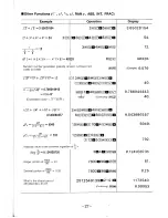 Preview for 29 page of Casio FX-603P Instruction Manual