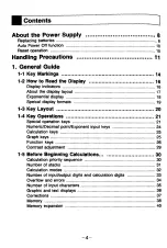 Preview for 7 page of Casio FX-6300G Owner'S Manual