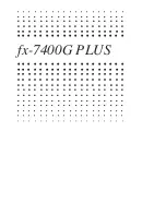 Preview for 7 page of Casio fx-7400G PLUS User Manual