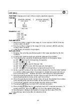 Предварительный просмотр 45 страницы Casio FX-890P Owner'S Manual