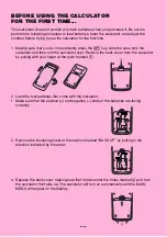 Preview for 3 page of Casio fx-9860G AU PLUS User Manual