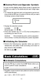 Preview for 13 page of Casio fx 991MS - Scientific Display Calculator User Manual