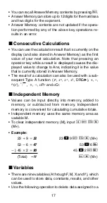 Preview for 19 page of Casio fx 991MS - Scientific Display Calculator User Manual