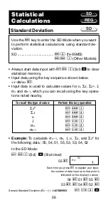 Preview for 28 page of Casio fx 991MS - Scientific Display Calculator User Manual