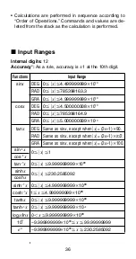 Preview for 38 page of Casio fx 991MS - Scientific Display Calculator User Manual