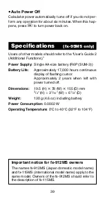 Preview for 41 page of Casio fx 991MS - Scientific Display Calculator User Manual