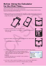 Preview for 5 page of Casio fx-CG50 Hardware User'S Manual