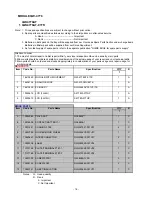 Preview for 18 page of Casio G-011D Service Manual & Parts List