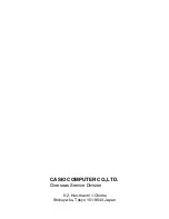 Preview for 21 page of Casio G-011D Service Manual & Parts List