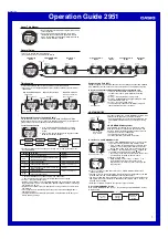 Casio G-Shock BG1200-2BV Operation Manual preview