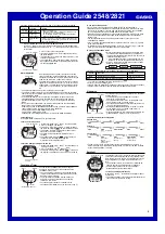 Preview for 3 page of Casio G-Shock G2900F-1V Operation Manual