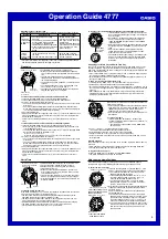 Предварительный просмотр 3 страницы Casio G-Shock GS1100-1A Operation Manual