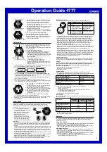 Предварительный просмотр 4 страницы Casio G-Shock GS1100-1A Operation Manual