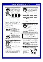 Preview for 3 page of Casio GW-610DA-1V Operation Manual