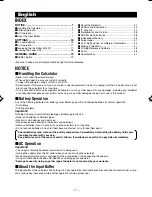 Preview for 3 page of Casio HR-150TEC User Manual