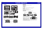 Casio ID-15 Operation Manual preview