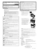 Casio IT-567CHGE User Manual preview