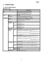 Preview for 11 page of Casio IT-9000 Series Service Manual