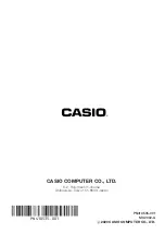 Preview for 41 page of Casio IT-G600 Series User Manual