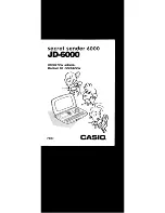 Casio JD-6000 Operation Manual предпросмотр