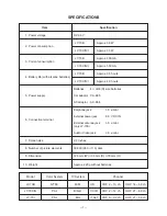 Preview for 3 page of Casio JY-70B Service Manual & Parts List