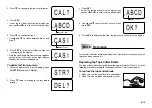 Предварительный просмотр 15 страницы Casio KL 750B - 2 Line Label Printer Owner'S Manual