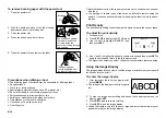 Предварительный просмотр 33 страницы Casio KL-C500 User Manual