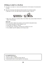 Предварительный просмотр 29 страницы Casio KL-P350W User Manual