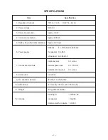 Preview for 3 page of Casio KX-503B Service Manual & Parts List