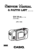 Preview for 1 page of Casio KX-724B Service Manual & Parts List