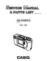 Casio KX-777 Service Manual & Parts List preview