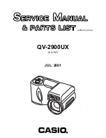 Preview for 1 page of Casio KX-787 Service Manual & Parts List