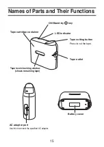 Предварительный просмотр 15 страницы Casio LABEL IT! KL-BT User Manual