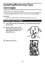 Предварительный просмотр 20 страницы Casio LABEL IT! KL-BT User Manual