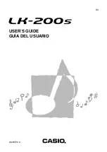 Preview for 1 page of Casio LK-200S User Manual