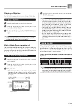 Предварительный просмотр 31 страницы Casio LK 210 - 61 Key Personal Lighted Keyboard User Manual