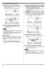 Предварительный просмотр 16 страницы Casio LK-230 User Manual