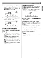 Предварительный просмотр 21 страницы Casio LK-230 User Manual