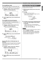 Предварительный просмотр 27 страницы Casio LK-230 User Manual