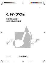 Casio LK-70s User Manual preview