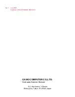 Предварительный просмотр 37 страницы Casio LK-90TV Service Manual