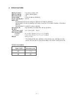 Preview for 6 page of Casio LX-547E/F Service Manual & Parts List