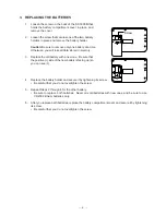 Preview for 7 page of Casio LX-547E/F Service Manual & Parts List